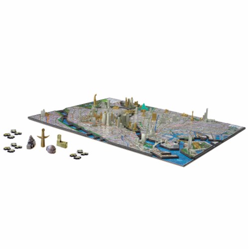 4D Cityscape Osaka Japan Time Puzzle Perspective: top