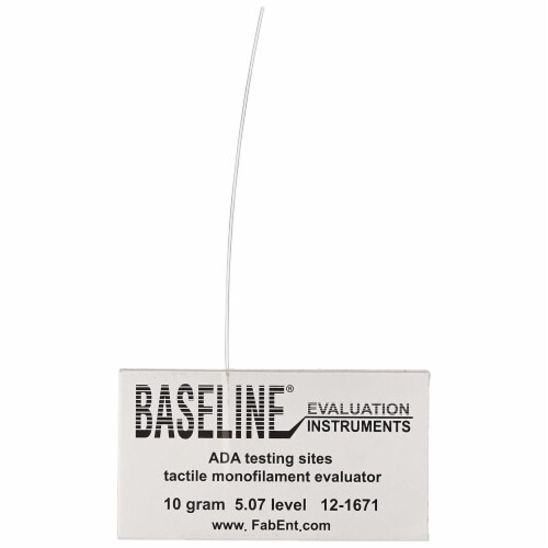 Baseline ADA Monofilament Sensory Test 40 per Box 12-1671-40 Perspective: top