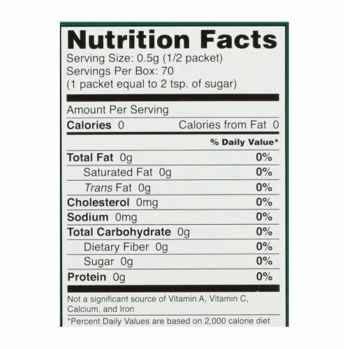 Wisdom Natural SweetLeaf Stevia Sweetener 35 Packets - 1 oz (28.3 g) Perspective: top