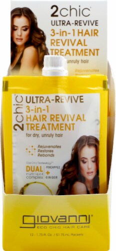Giovanni 2chic Ultra-Revive Pineapple & Ginger 3-in-1 Hair Revival Treatment Perspective: top