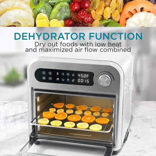 Elite Gourmet 6 SS Tray Programmable Food Dehyrator 