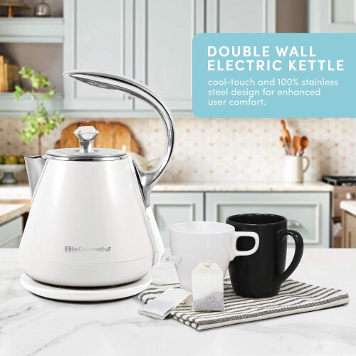 Elite by Maxi-Matic Cordless Electric Kettle - Silver/Black, 1.7 L - Kroger