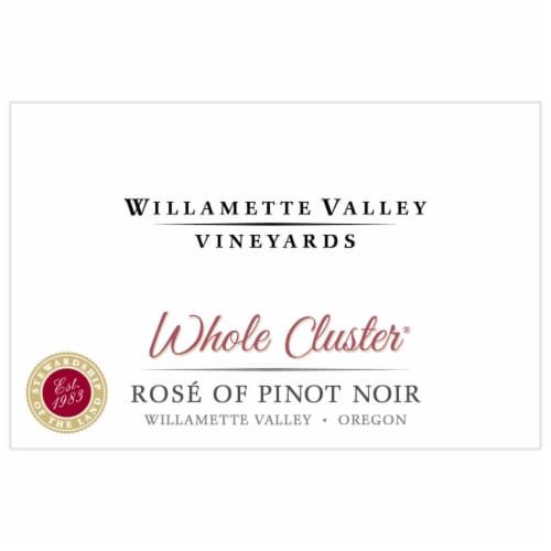 Willamette Valley Vineyards Whole Cluster Pinot Noir Oregon Rose Wine Perspective: top