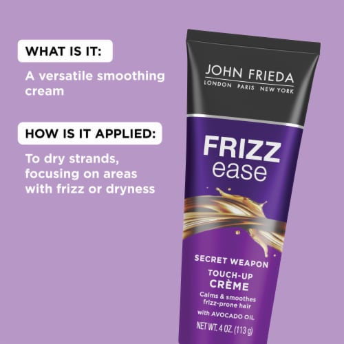 John Frieda Frizz Ease Secret Weapon Touch-Up Crème, Anti-Frizz Styling Cream for Frizz-prone Hair Perspective: top