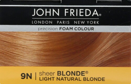 John Frieda Sheer Blonde 9N Light Natural Blonde Precision Foam Hair Color,  1 ct - Fred Meyer