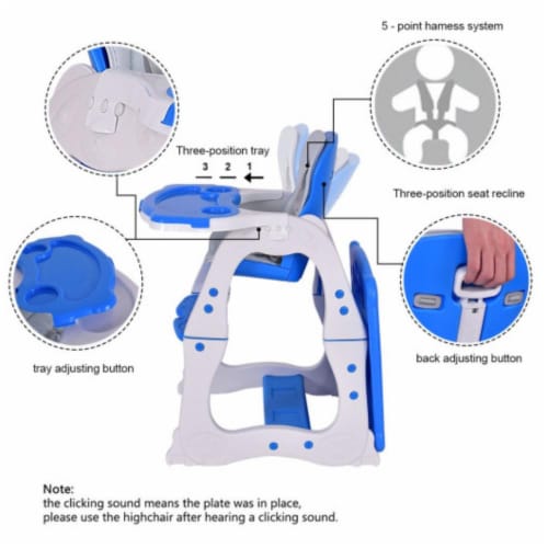 Slickblue 3 in 1 Infant Table and Chair Set Baby High Chair 1 Unit Smith s Food and Drug