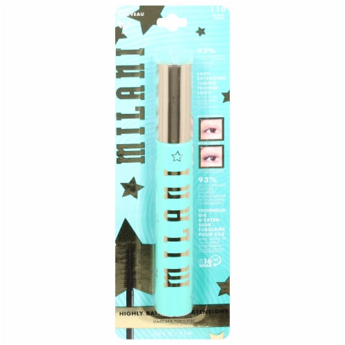 Milani Highly Rated Lash Extension Tubing Mascara 110 Black Perspective: top