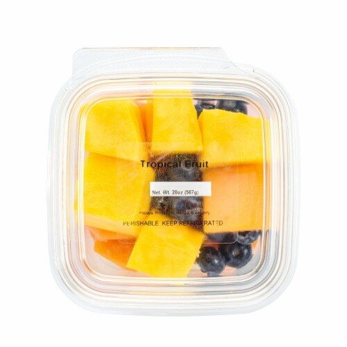 Del Monte Tropical Fruit Cup Perspective: top