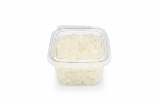 Yellow Diced Onions Perspective: top