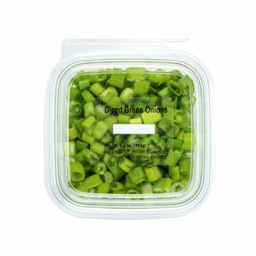 Diced Green Onions Perspective: top