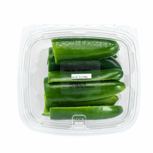 Halved Jalapeno Perspective: top