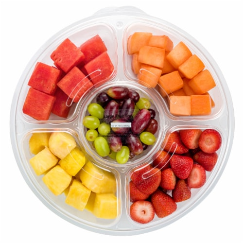 Del Monte Large Fruit Tray Perspective: top
