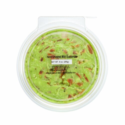 Hand Smashed Mild Guacamole Perspective: top