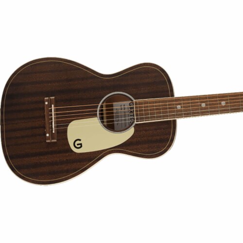 Gretsch G9500JDFFRTS G9500 Jim Dandy Flat Top Guitar - Frontier Stain Perspective: top