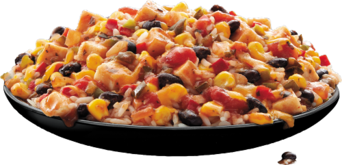 Michelina's Grande™ Chicken Fajita Rice Frozen Meal Perspective: top
