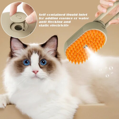 3 in 1 Electric Pet Grooming Comb Dog Cat Massage Brush for Hair Removal ONE SIZE Harris Teeter
