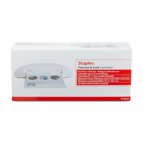 Staples laminating shop