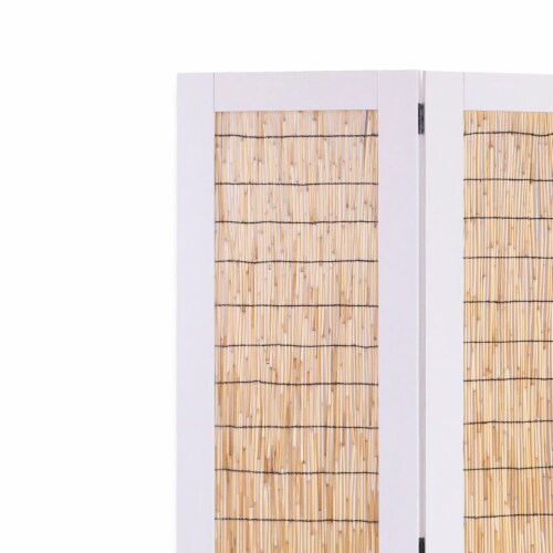 Screen Gems White Wicker Screen SG-324 Perspective: top