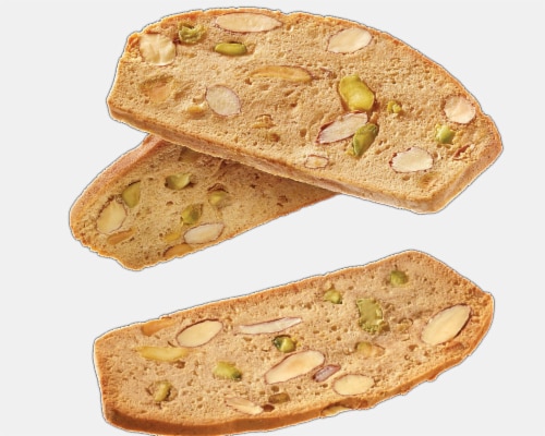 Nonni's® THINaddictives® Pistachio Almond Crisps Perspective: top