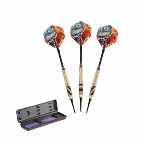 Elkadart 20-1182-17 17 g Storm Soft Tip Darts Red Rings, 1