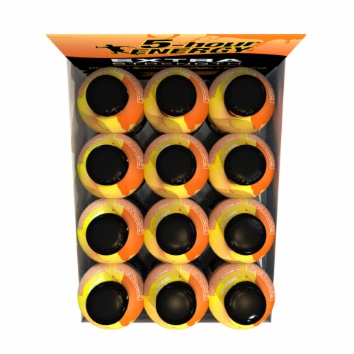 5-Hour Energy Extra Strength Peach Mango Energy Shots Perspective: top