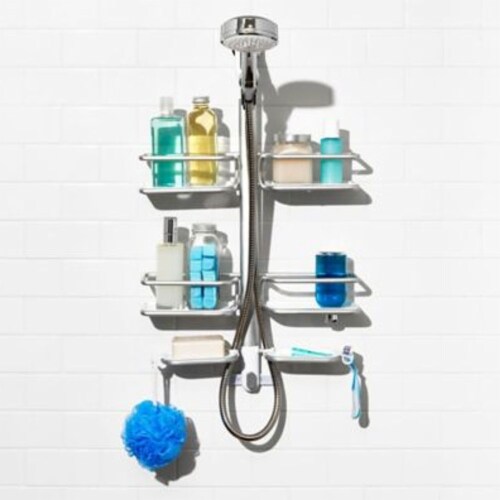 OXO Good Grips 3-Tier Aluminum Shower Caddy