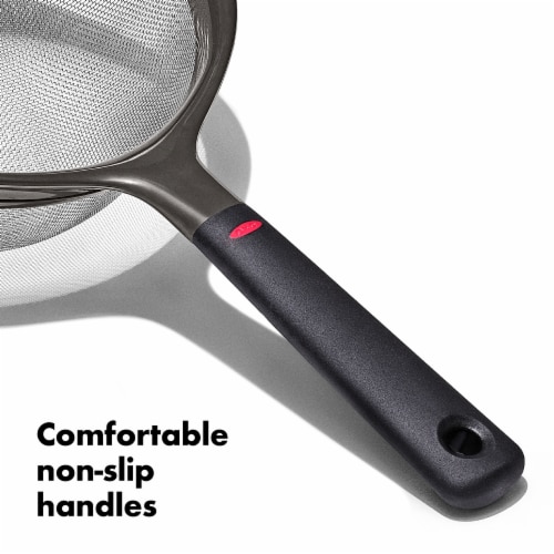 OXO Soft Works Strainer - Black Perspective: top
