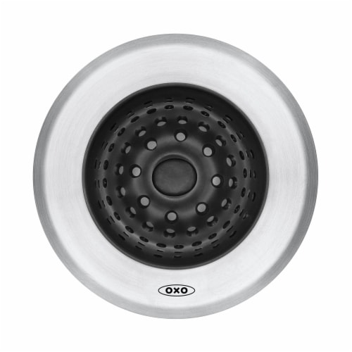 OXO Good Grips Silver Silicone Sink Strainer Perspective: top