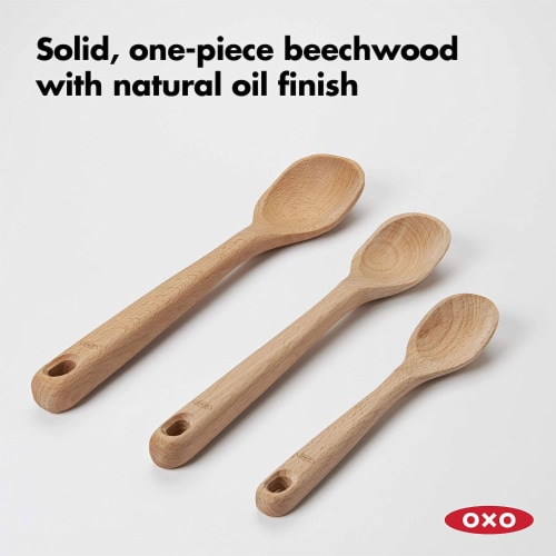 OXO Good Grips Wooden Spoon Set Perspective: top