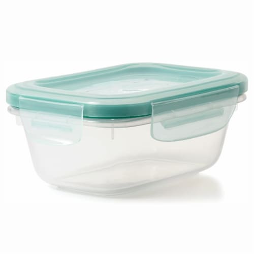 OXO Good Grips 30 Piece Food Storage Container Set with Matching Lids, Clear Perspective: top