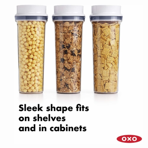 OXO Good Grips POP Cereal Dispenser - Clear/White Perspective: top