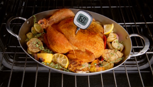 OXO SoftWorks® Digital Instant Read Thermometer - Gray/White Perspective: top
