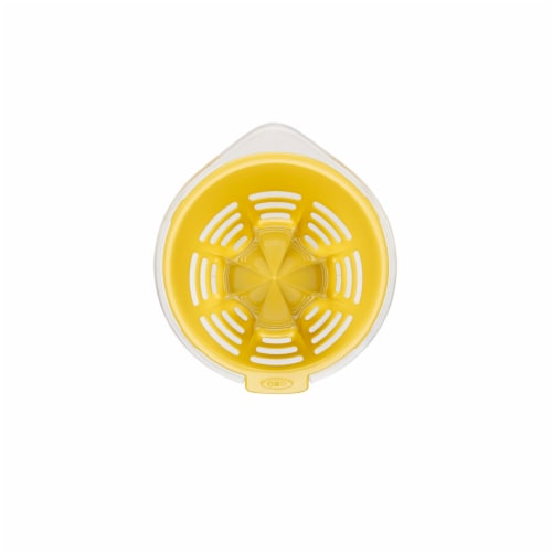 OXO Soft Works Small Citrus Juicer - Yellow/Clear Perspective: top