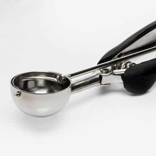 OXO Good Grips Small Cookie Scoop - Silver/Black Perspective: top