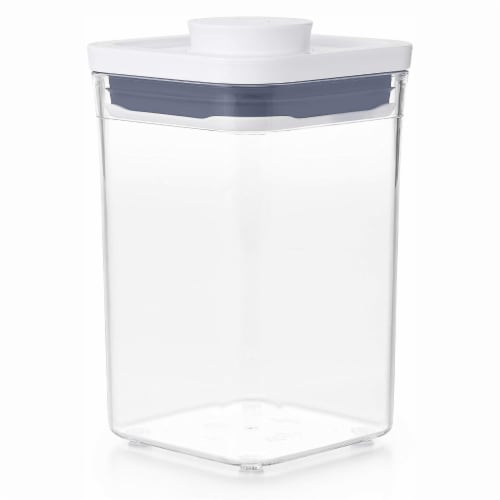 OXO 11234000 Good Grips Short 1.1 Quart Bulk Food Storage POP Container, Clear Perspective: top