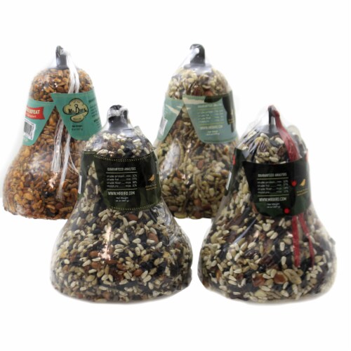 Home & Garden Seed Bell Variety Set/4 Bird Feeding Cardinals Wrens 618*212*412*621* Perspective: top