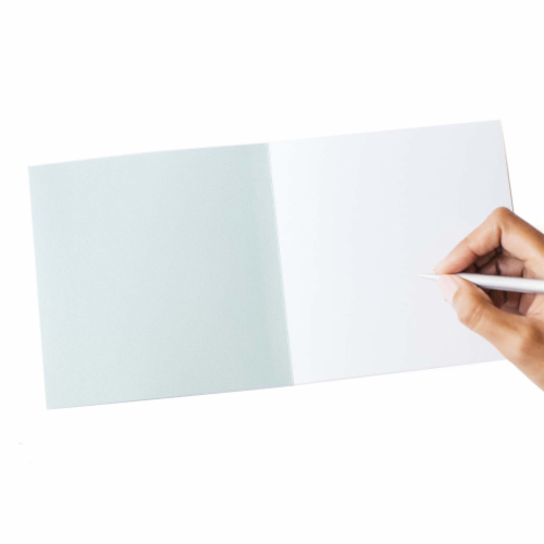 Hallmark #24 Signature Blank Card (Pineapple) Perspective: top