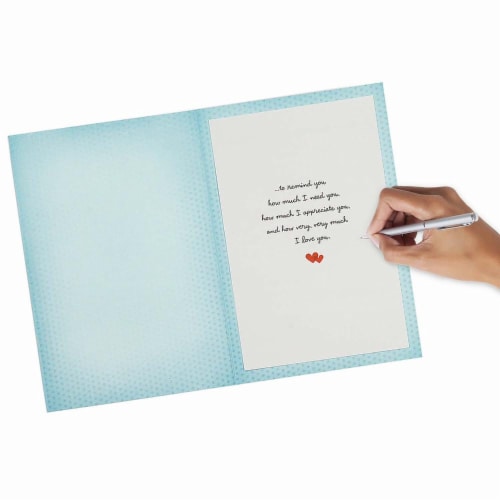 Hallmark Love Card (#20): Love Note Greeting Card Perspective: top