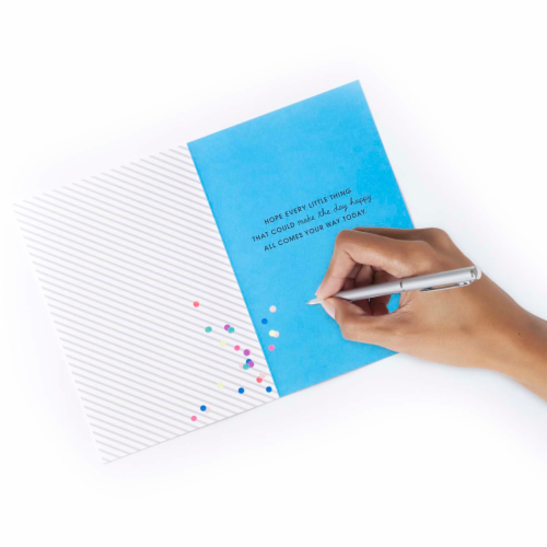 Hallmark #11 Birthday Card (Envelope with Confetti) Perspective: top