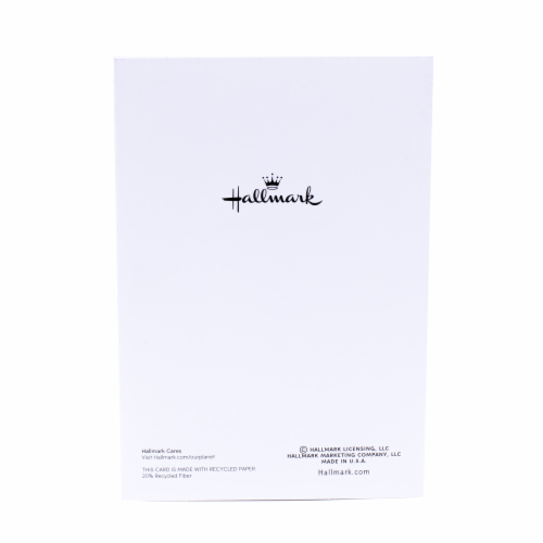 Hallmark Christmas Tree in Snow Christmas Cards Perspective: top