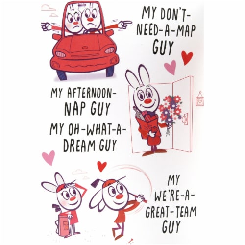 Valentine's Day Card #37: Hallmark Funny Valentine's Day Card for Husband (Great Guy Poem) Perspective: top