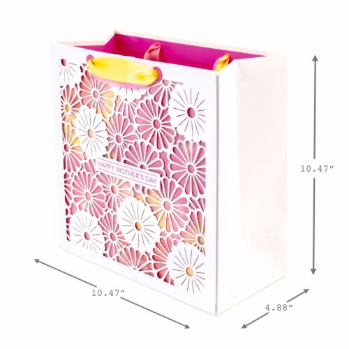 Large Gift Bag #84: Signature Mother's Day Die-Cut Flowers Perspective: top