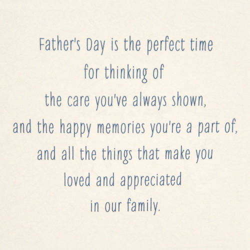Father's Day Card #50: Hallmark Appropriate for Stepdad Perspective: top