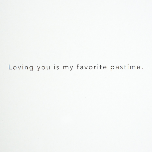 Father's Day Card #59: Hallmark Signature Romantic for Husband Golf Perspective: top