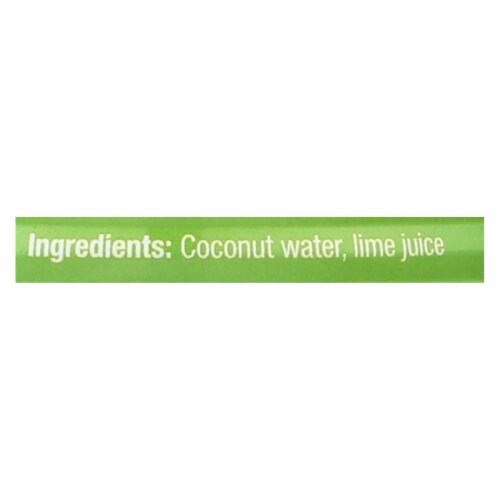 Amy & Brian Coconut Juice With Lime Perspective: top