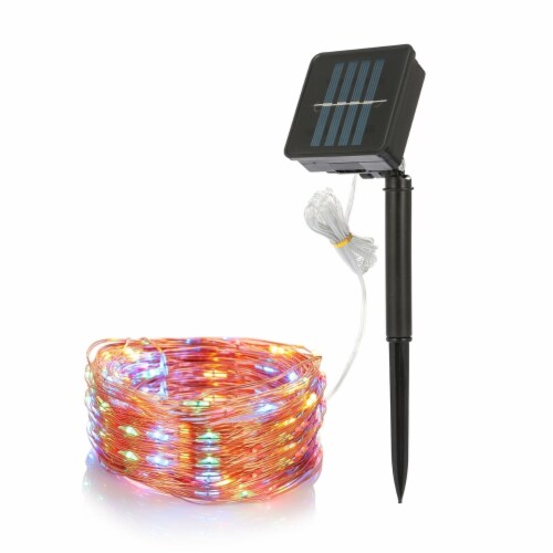 100 Leds Solar String Lights Outdoor Ip65 Waterproof Copper Wire String Lights Solar Led Fai 1 unit Harris Teeter