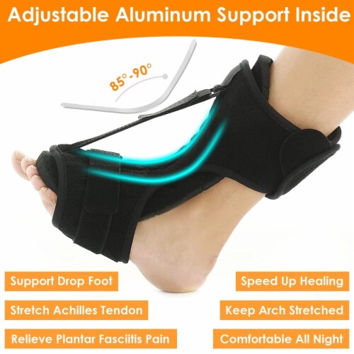 Plantar Fasciitis Night Splint Adjustable Foot Orthotic Brace Support  Achilles Tendonitis, 1 unit - Harris Teeter