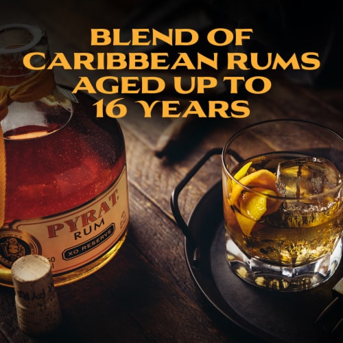 Pyrat Xo Reserve Aged Rum Perspective: top
