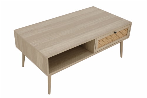 Design Evolution Furniture Inc. Ironwood Coffee Table With Drawer Perspective: top