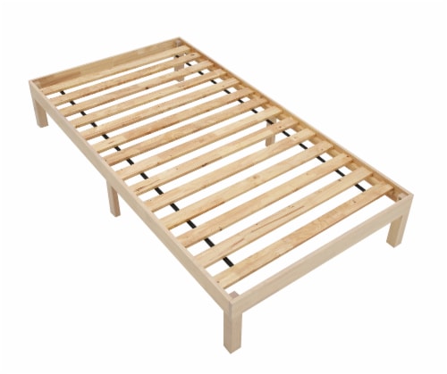 Design Evolution Emerywood Twin Size Bed Platform Perspective: top